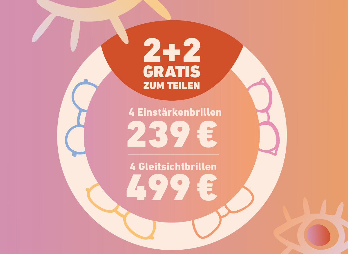 2+2 Zum Teilen 